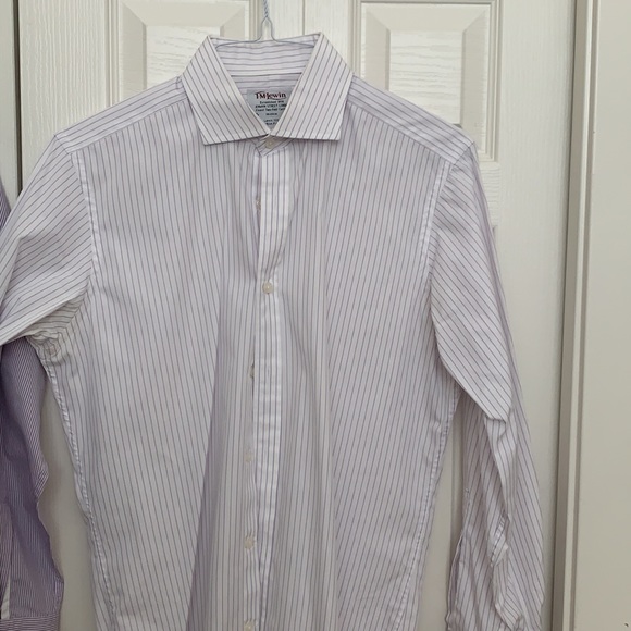 T.M Lewin Men’s Dress shirts with French Cuff and Spread Collar. - Picture 3 of 5